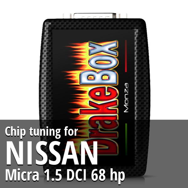 Chip tuning Nissan Micra 1.5 DCI 68 hp