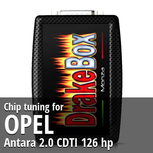 Chip tuning Opel Antara 2.0 CDTI 126 hp