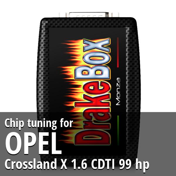 Chip tuning Opel Crossland X 1.6 CDTI 99 hp