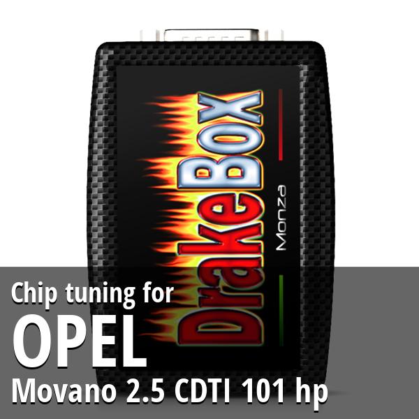 Chip tuning Opel Movano 2.5 CDTI 101 hp