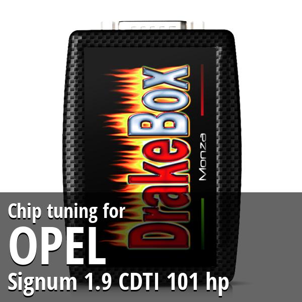 Chip tuning Opel Signum 1.9 CDTI 101 hp