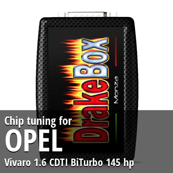 Chip tuning Opel Vivaro 1.6 CDTI BiTurbo 145 hp