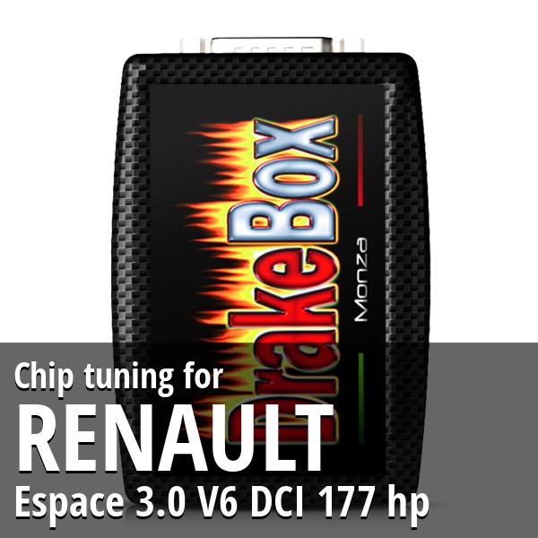 Chip tuning Renault Espace 3.0 V6 DCI 177 hp
