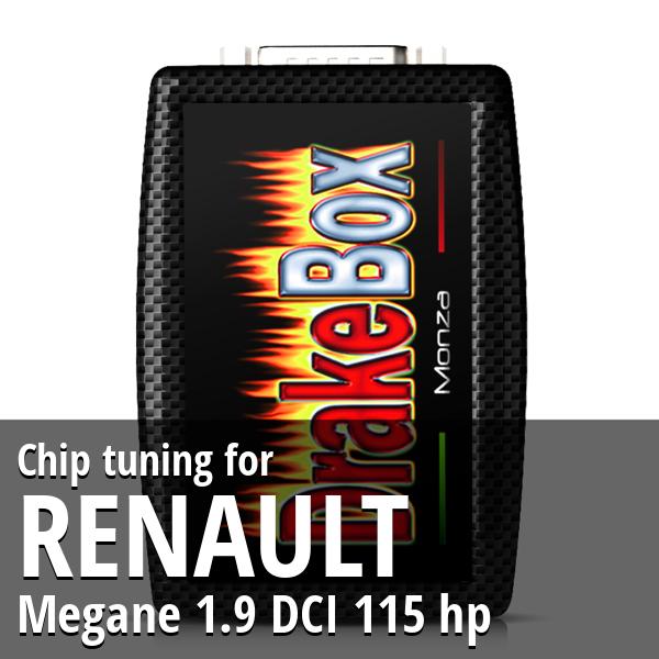 Chip tuning Renault Megane 1.9 DCI 115 hp
