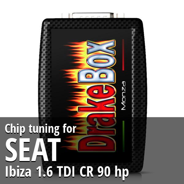 Chip tuning Seat Ibiza 1.6 TDI CR 90 hp