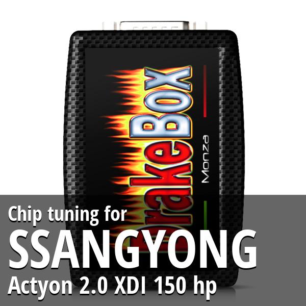 Chip tuning Ssangyong Actyon 2.0 XDI 150 hp