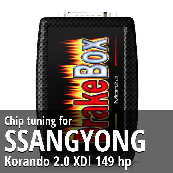 Chip tuning Ssangyong Korando 2.0 XDI 149 hp