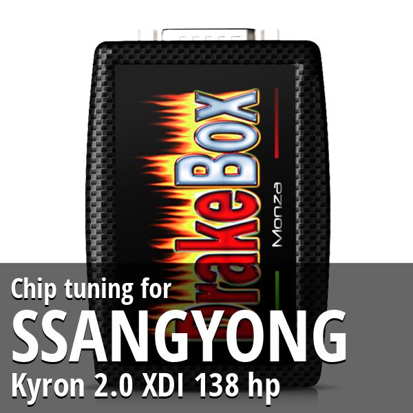 Chip tuning Ssangyong Kyron 2.0 XDI 138 hp
