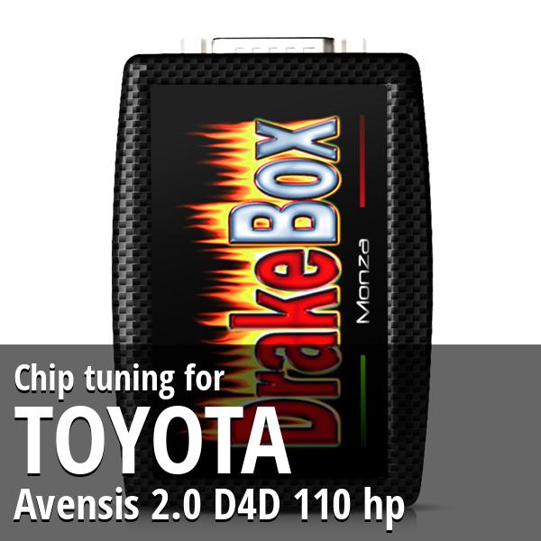 Chip tuning Toyota Avensis 2.0 D4D 110 hp