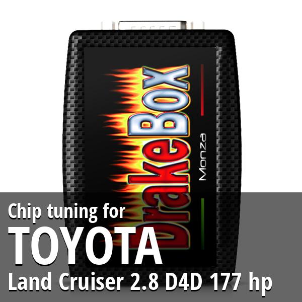Chip tuning Toyota Land Cruiser 2.8 D4D 177 hp