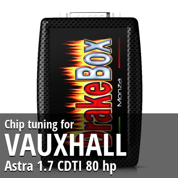Chip tuning Vauxhall Astra 1.7 CDTI 80 hp