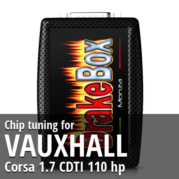 Chip tuning Vauxhall Corsa 1.7 CDTI 110 hp
