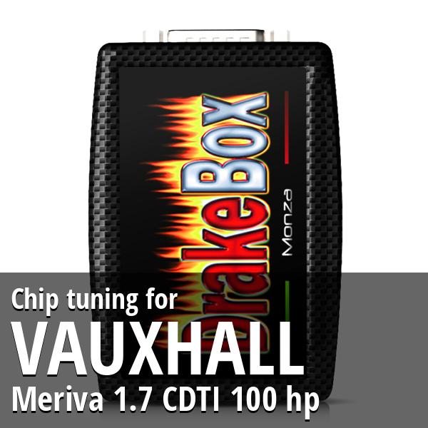 Chip tuning Vauxhall Meriva 1.7 CDTI 100 hp