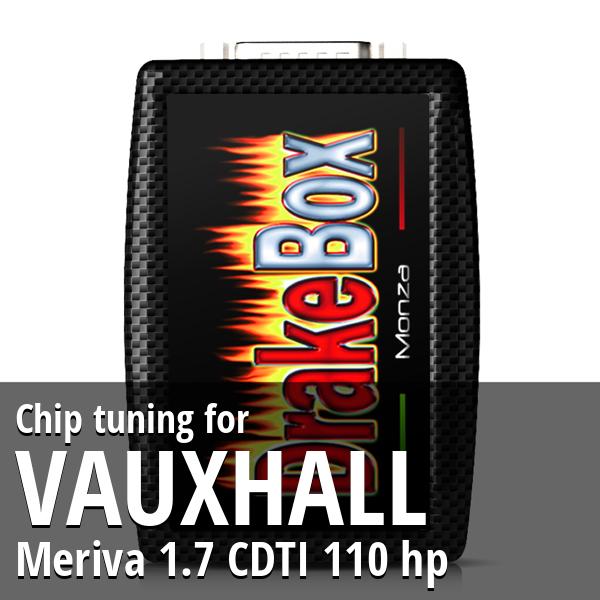 Chip tuning Vauxhall Meriva 1.7 CDTI 110 hp