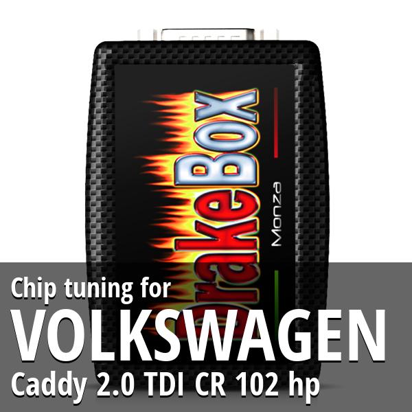 Chip tuning Volkswagen Caddy 2.0 TDI CR 102 hp
