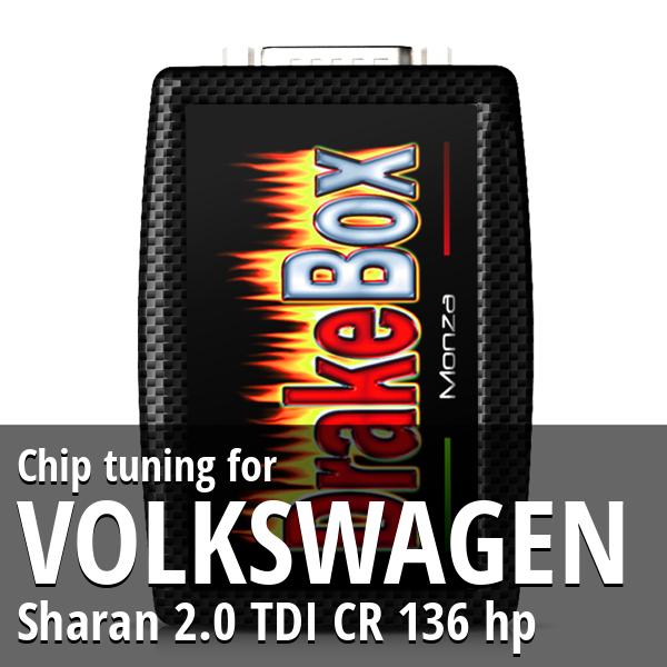 Chip tuning Volkswagen Sharan 2.0 TDI CR 136 hp